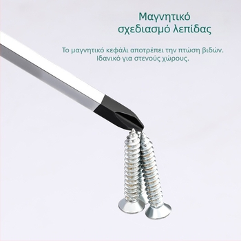 Topson κατσαβίδια με σταυροειδή και ευθεία κεφαλή, μαγνητικά, από χάλυβα άνθρακα, με ενσωματωμένη λαβή