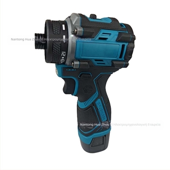 Ασύρματος βιδωτήρας κρούσης με κινητήρα χωρίς ψήκτρες, επαναφορτιζόμενη μπαταρία λιθίου, ρυθμιζόμενη ταχύτητα, προώθηση/ανάστροφη κίνηση