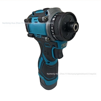 Ασύρματος βιδωτήρας κρούσης με κινητήρα χωρίς ψήκτρες, επαναφορτιζόμενη μπαταρία λιθίου, ρυθμιζόμενη ταχύτητα, προώθηση/ανάστροφη κίνηση