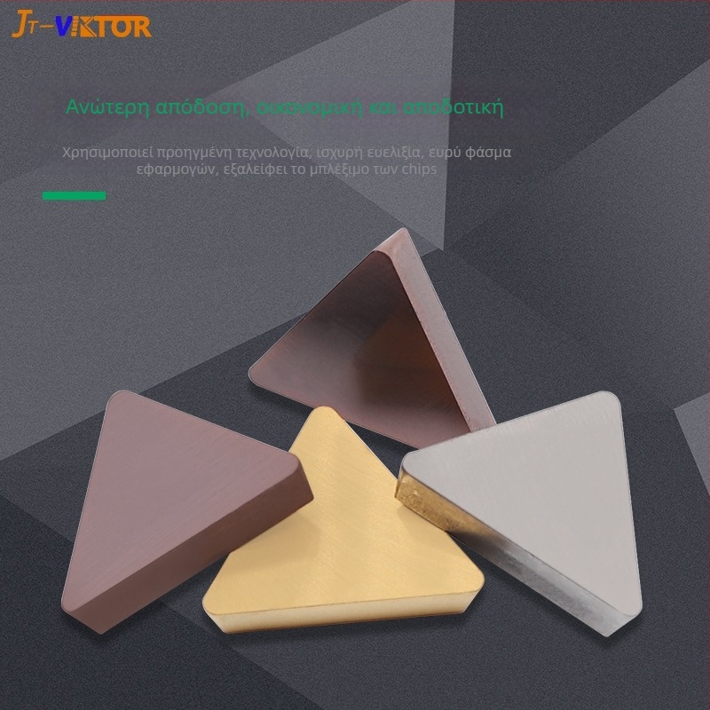 JT-VIKTOR TPMN160308 Τριγωνικό CNC Ενθεμα για φρεζάρισμα με μεσαία γεωμετρία – κεφαλή κοπής από μεταλλοκεραμικό κράμα – NC εργαλείο για ατσάλι και ανοξείδωτο ατσάλι
