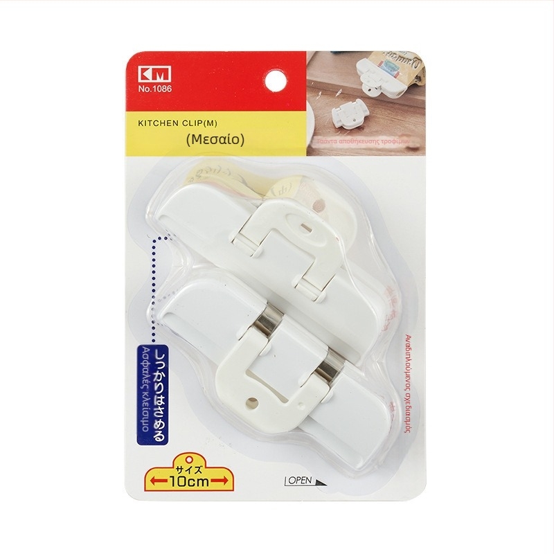 KM.1087 Κλιπ σφράγισης τροφίμων – Km μάρκα, ιαπωνικό στυλ, δυνατότητα εκτύπωσης λογοτύπου