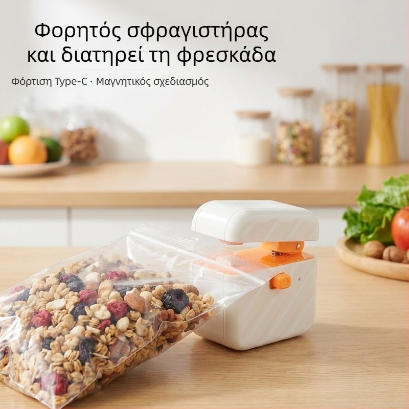 Κλιπ σφράγισης για πλαστικές σακούλες – συμπαγής, θερμική σφράγιση, δυνατότητα εκτύπωσης λογότυπου, επεξεργασία κατόπιν παραγγελίας