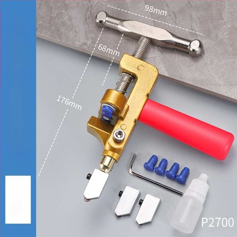 Τ-τύπου push knife για γυαλί και κεραμικές πλάκες, φορητό μοντέλο, μάρκα Enjoy, για κοπή γραμμών