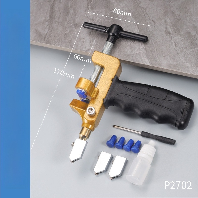 Τ-τύπου push knife για γυαλί και κεραμικές πλάκες, φορητό μοντέλο, μάρκα Enjoy, για κοπή γραμμών