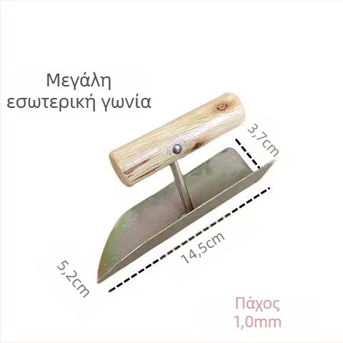 Εργαλείο σοβάτισματος γωνίας τοίχου Loud, τύπος Scimitar, για διακόσμηση γωνιών κτιρίων