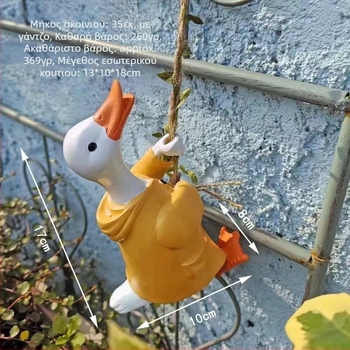 Κουνέλι από ρητίνη για εξωτερικούς τοίχους – κρεμαστή διακοσμητική γλυπτική κήπου