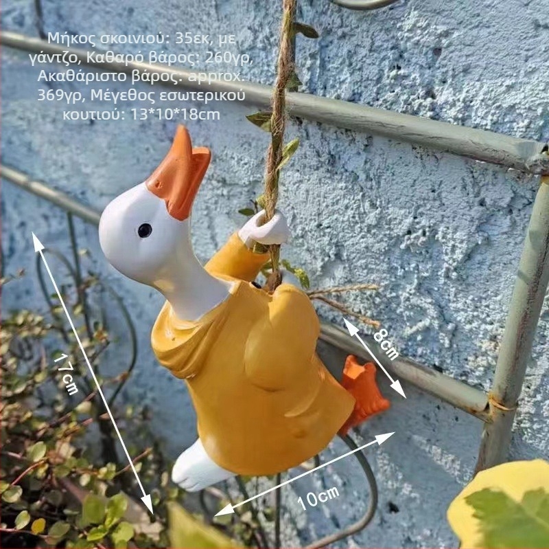 Κουνέλι από ρητίνη για εξωτερικούς τοίχους – κρεμαστή διακοσμητική γλυπτική κήπου