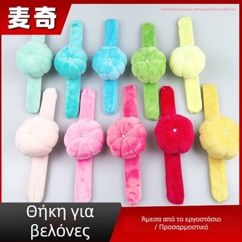 Θήκη βελόνων για ράψιμο με ρυθμιζόμενη λουριά καρπού, όρθιος σχεδιασμός, χειροποίητο DIY, πολυεστέρας, περίπου 39 γρ.