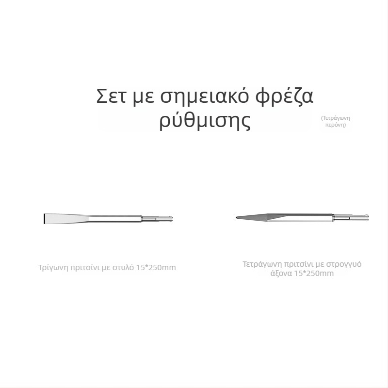 Xuxuan Σετ τρυπανιών κρούσης: twist και τρίγωνα τρυπάνια, διανοιγέας οπών τοίχου, τετράγωνη και κυκλική λαβή, κιτ τσοκ 3 τεμαχίων