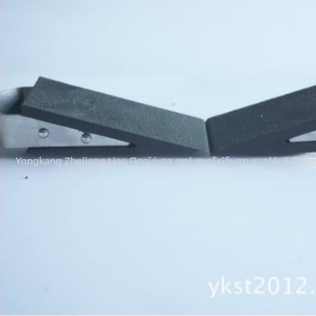 MC-1 Stopper Πόρτας TPR, Χωρίς Τρύπα, Τοίχος-Μόντα CT-01, Αμμοβολημένη Επιφάνεια