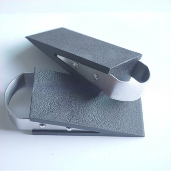 MC-1 Stopper Πόρτας TPR, Χωρίς Τρύπα, Τοίχος-Μόντα CT-01, Αμμοβολημένη Επιφάνεια