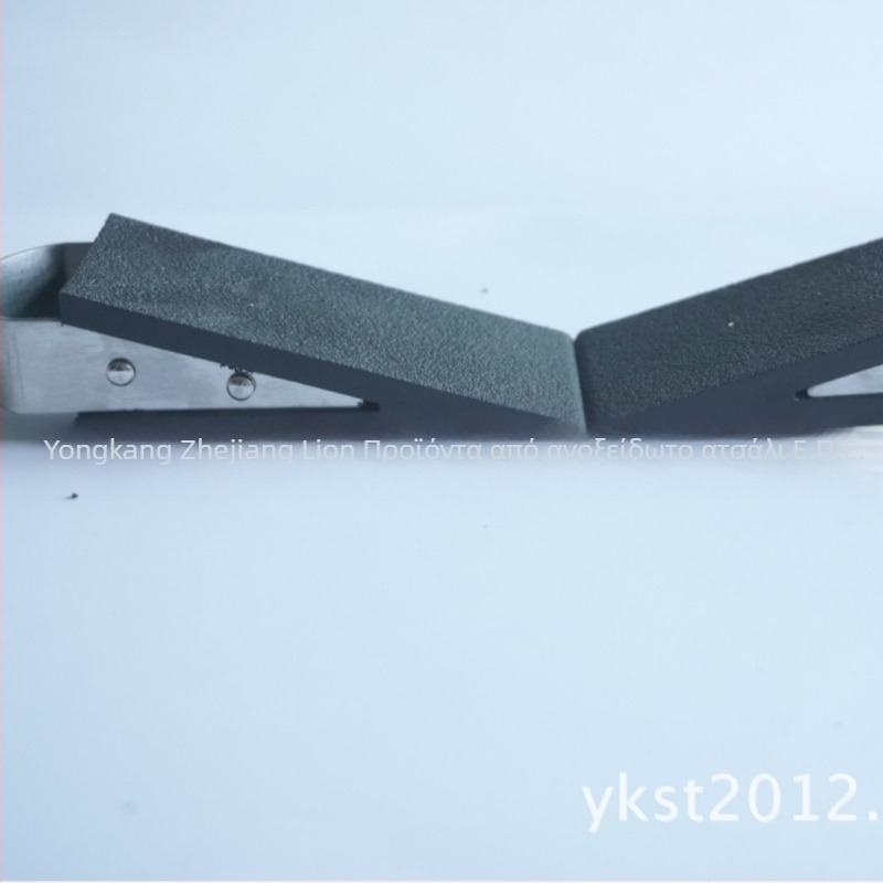 MC-1 Stopper Πόρτας TPR, Χωρίς Τρύπα, Τοίχος-Μόντα CT-01, Αμμοβολημένη Επιφάνεια