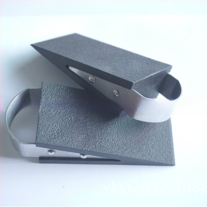 MC-1 Stopper Πόρτας TPR, Χωρίς Τρύπα, Τοίχος-Μόντα CT-01, Αμμοβολημένη Επιφάνεια