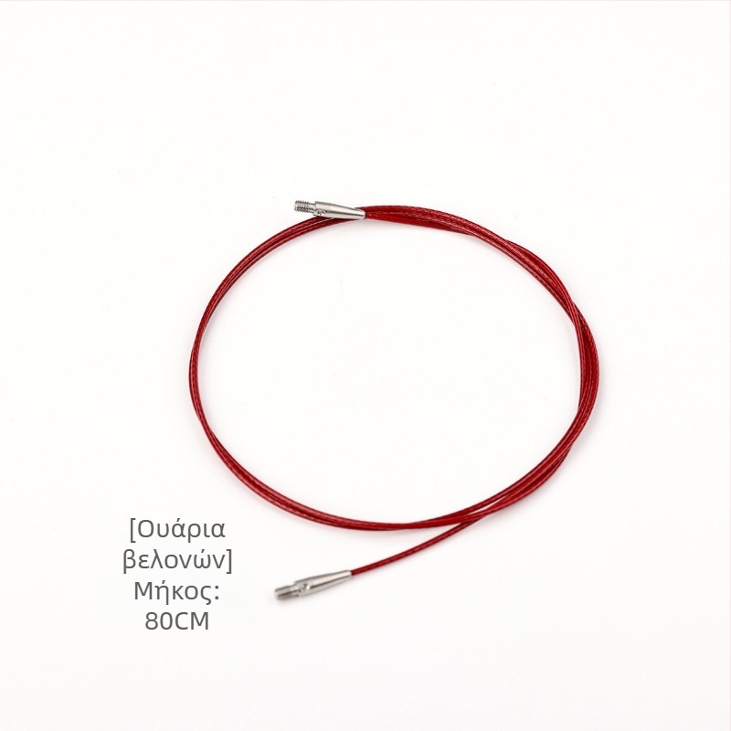 Αποσπώμενη κυκλική βελόνα πλεξίματος από εβονικό ξύλο, χειροποίητη, για πουλόβερ, μοντέρνο στυλ (Κωδικός 6511002741999)