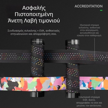 Rockbros Κάλυμμα τιμονιού για ποδήλατο βουνού – Αντιολισθητικό, Κλειδωμένο wrap-around γκριπ, Κωδικός προϊόντος 4020001 gr0112 4020001001, Unisex, Εισαγωγή: Όχι