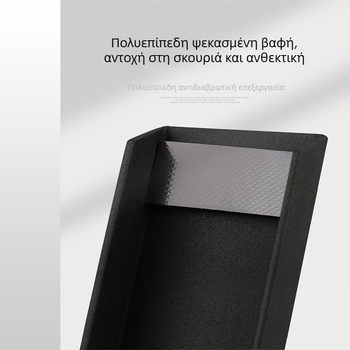 Σιδερένιος αποστάτης πόρτας, εγκατάσταση κάτω από την πόρτα, ματ φινίρισμα, απλός και μοντέρνος σχεδιασμός, τυπικός τύπος