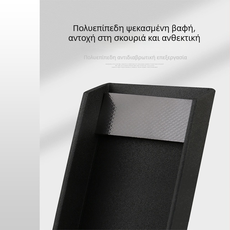 Σιδερένιος αποστάτης πόρτας, εγκατάσταση κάτω από την πόρτα, ματ φινίρισμα, απλός και μοντέρνος σχεδιασμός, τυπικός τύπος