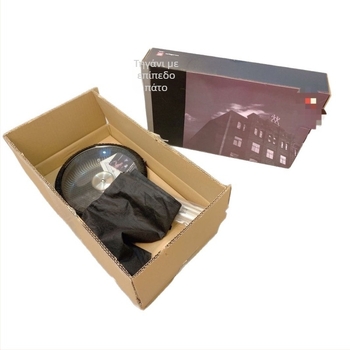 Τηγάνι από ανοξείδωτο χάλυβα 316 με διπλό κυψελωτό σχέδιο, γάντζος για κρέμασμα, συμβατό με επαγωγική εστία, αντικολλητικό, τριπλής στρώσης βάση