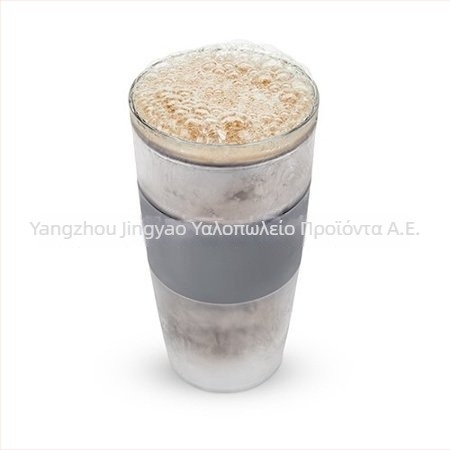 Διπλού τοιχώματος ποτήρι από υψηλό βορσιλικό γυαλί – 470 ml, διατηρεί κρύο και ζεστό, αντι-καψίματα, κυλινδρικό σχήμα