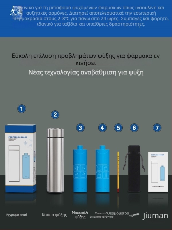 Ιατρικό κουτί σε στυλ μικρού ψυγείου, φορητός ψύκτης ινσουλίνης, επαναφορτιζόμενος, φορητή ψύξη, ψύξη με συμπιεστή