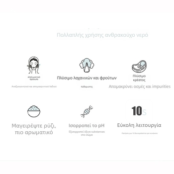 Συσκευή ανθρακούρησης νερού, μοντέλο BJC, χωρητικότητα 60L, ισχύς 1W, συμβατό με καθολικό κύλινδρο CO2