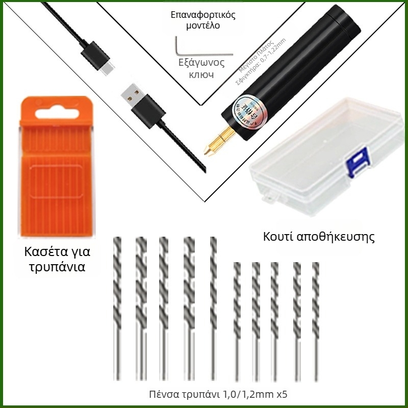 Craftsman ηλεκτρικό χειρολαβικό τριβείο για νεφρίτη και ξύλο, ατέρμονος έλεγχος ταχύτητας, 3.7V-5V, καλώδιο 1 m, τροφοδοσία από πρίζα, πολυλειτουργικό εργαλείο