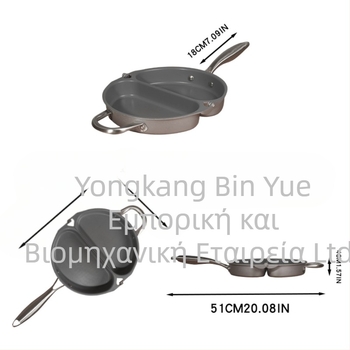 Πολυλειτουργική κατσαρόλα με διπλό πάτο και αντικολλητική επίστρωση - αλουμίνιο, βάρος 1,5 kg, βάθος 5 εκ.