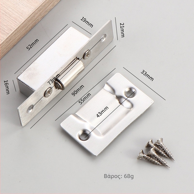 Ρυθμιζόμενος αποστάτης πόρτας με ανοξείδωτες χάντρες, τύπος θέσης χάντρων, εγκατάσταση στον τοίχο, μοντέλο 631, μάρκα Ke Chen