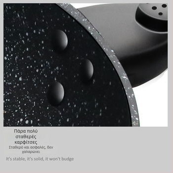 Σετ γουόκ και τηγάνι Maifan πέτρα – αντικολλητικό, συμβατό με επαγωγή, ραφινωμένο σίδηρο