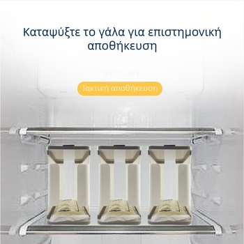 Κύπελλο αποθήκευσης μητρικού γάλακτος, σετ 4 τεμαχίων, αποσπώμενος σχεδιασμός, υλικό PP, προέλευση Ναντσάνγκ Τζιανγκξί, μάρκα Rabbit Xiao Bao