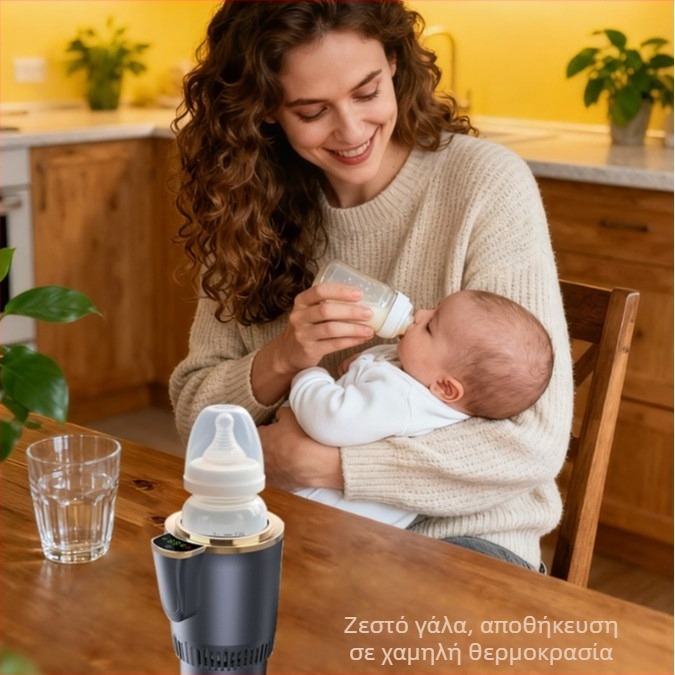 Αυτοκινητό ψύγειρο θέρμανσης-ψύξης με οθόνη, 5L χωρητικότητα, 12V, 36W, -9°C έως 60°C, Γενική συμβατότητα