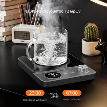 Θερμαντής κούπας Mave100° – κεραμική επιφάνεια, ηλεκτρική θέρμανση, σταθερή θερμοκρασία, ζεσταίνει γάλα, μοντέλο A8