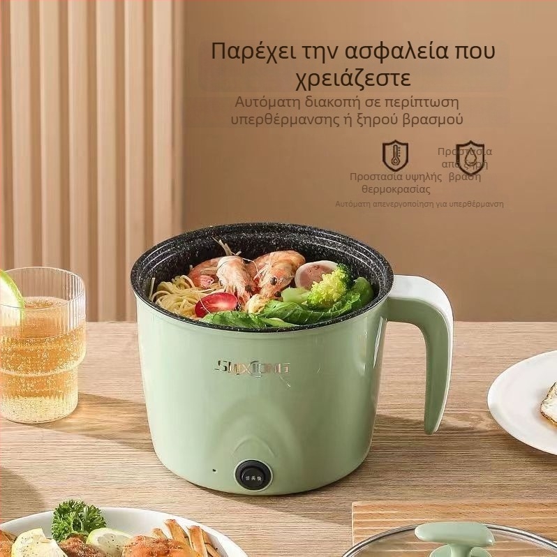 Ηλεκτρική κατσαρόλα μαγειρέματος με εσωτερικό από ανοξείδωτο χάλυβα, έως 800W, πλαστικό σώμα, χωρητικότητα κάτω από 1 L – ατμός, βράσιμο, στιφάδο