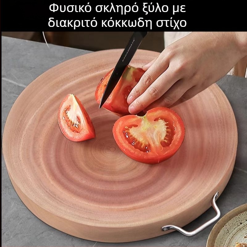 Ξύλινη σανίδα κοπής από Ironwood, κινεζικού στυλ, αντιολισθητική, αντιβακτηριακή, ανθεκτική στη μούχλα