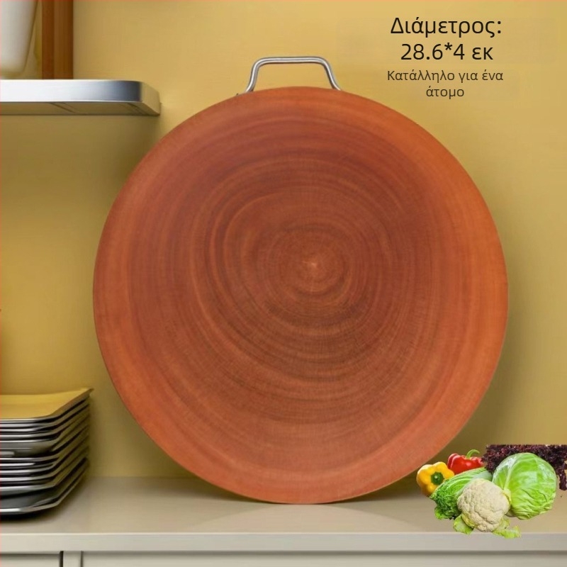 Ξύλινη σανίδα κοπής από Ironwood, κινεζικού στυλ, αντιολισθητική, αντιβακτηριακή, ανθεκτική στη μούχλα