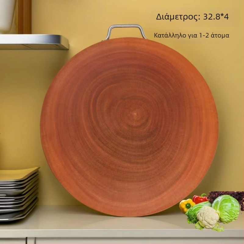 Ξύλινη σανίδα κοπής από Ironwood, κινεζικού στυλ, αντιολισθητική, αντιβακτηριακή, ανθεκτική στη μούχλα