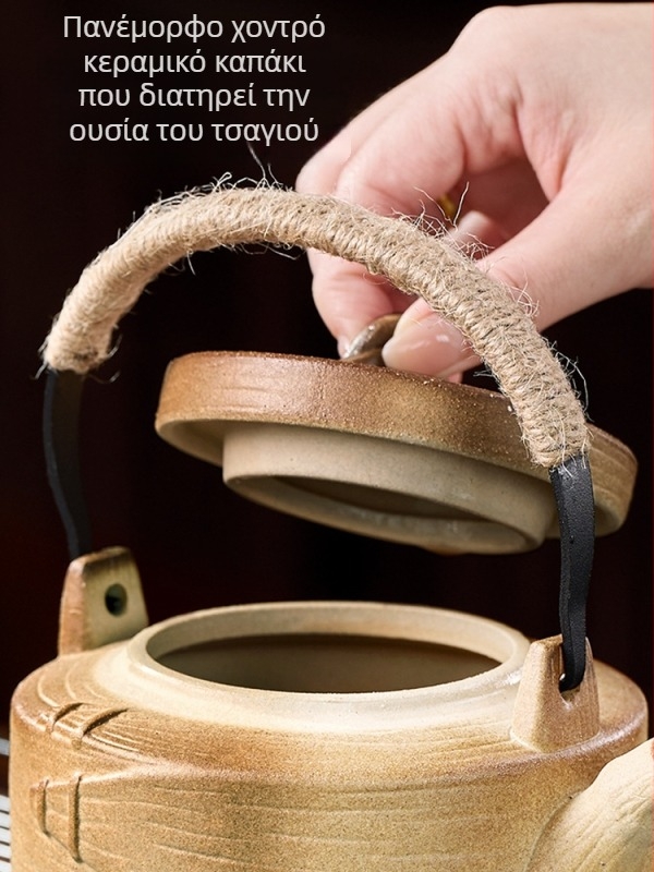 Κεραμικό σετ βρασίματος τσαγιού SK280 — φορητό, μονωμένο, με αποθήκευση, για 3–5 άτομα