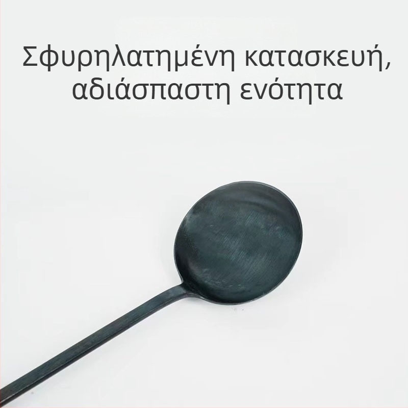 Σετ μεταλλικών σπατουλών και κουταλιών με ξύλινη λαβή Sabri, εξοπλισμός κουζίνας Teppanyaki, ανθεκτικά σε υψηλές θερμοκρασίες