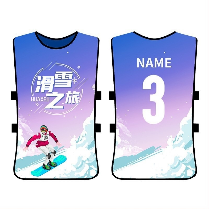 Γιλέκο προπόνησης για ομαδική οικοδόμηση — πλήρες σώματος, πολυεστερικό, unisex, προσαρμόσιμο σχέδιο, Κωδικός A, κατάλληλο για ποδόσφαιρο και άλλα αθλήματα