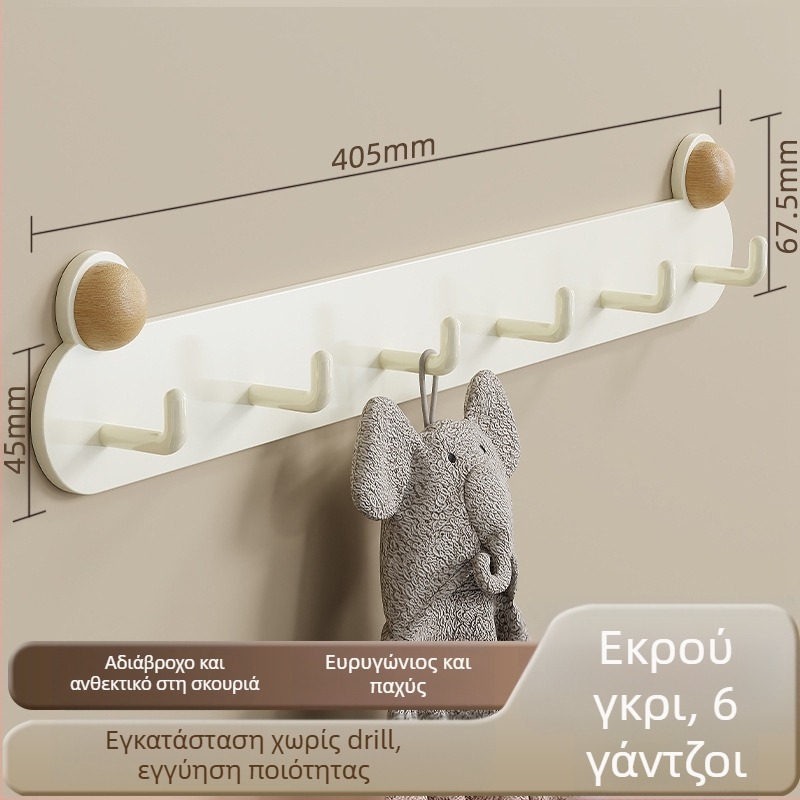 Αγκίστρο τοίχου μπάνιου σε σχήμα βατραχιού, κολλητό, χωρίς διάτρηση, από σίδηρο, αδιάβροχο και ανθεκτικό στη διάβρωση, τοποθετημένο στον τοίχο, 0.5 kg