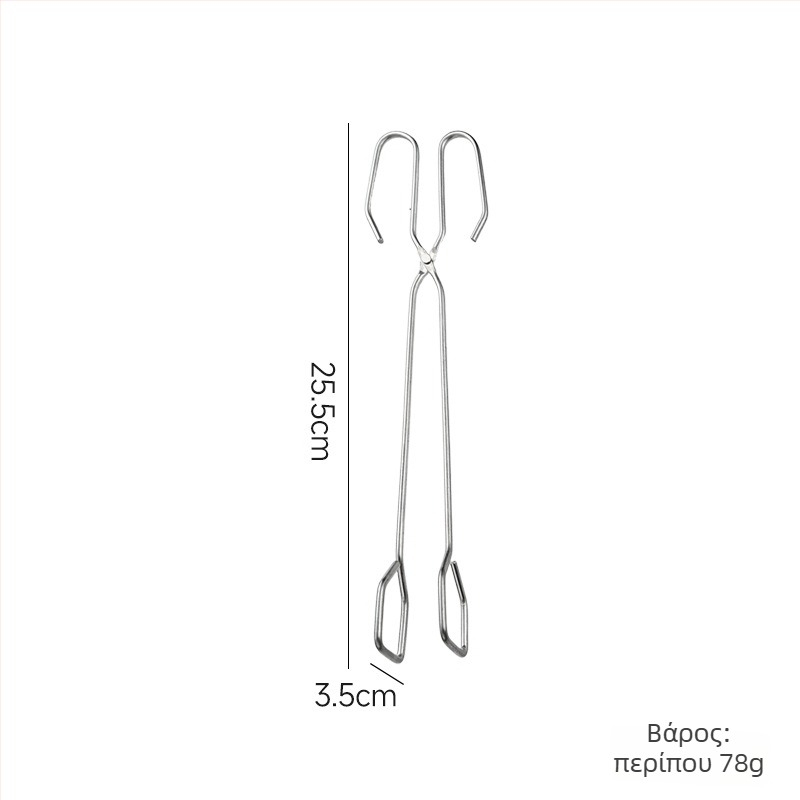 Κλιπ για μπάρμπεκιου με άνθρακα — Πολυλειτουργικό κλιπ τροφίμων, μάρκα Jinyou, Υλικό: γαλβανισμένος ανθεκτικός στη διάβρωση σίδηρος, Λανσάρισμα: Χειμώνας 2025