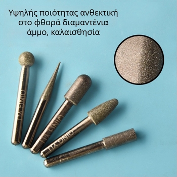 Διαμαντική κεφαλή λείανσης για κεραμικά πλακάκια και χάραξη νεφρίτη, ηλεκτρική κεφαλή λείανσης από κράμα εμέρι, λεπτή κόκκος