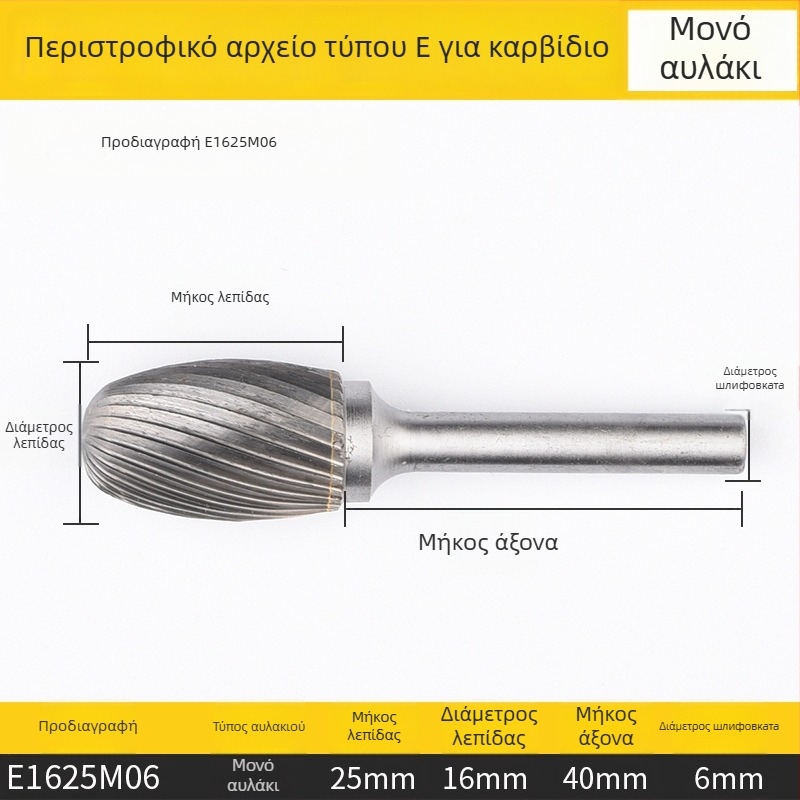Επίπεδη φρέζα, χάλυβας υψηλής ταχύτητας, χωρίς επίστρωση
