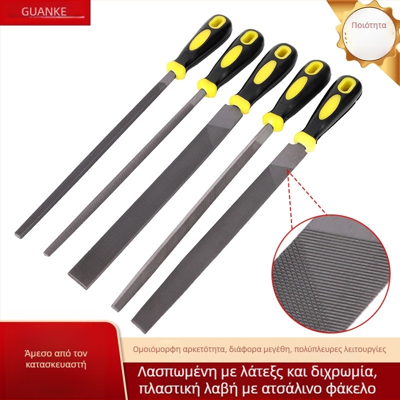 Λίμα διαμαντιού, διπλής κοπής, ημικυκλική διατομή, από χάλυβα, για επεξεργασία μετάλλων (μη σιδηρούχα μέταλλα)