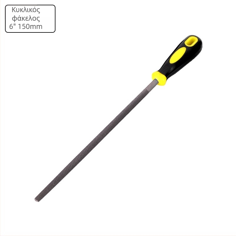 Λίμα διαμαντιού, διπλής κοπής, ημικυκλική διατομή, από χάλυβα, για επεξεργασία μετάλλων (μη σιδηρούχα μέταλλα)