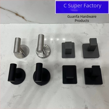 Άγκιστρο τοίχου από ανοξείδωτο ατσάλι, μονό αγκίστρι, για μπάνιο και χολ, στυλ Light Luxury, βάρος 0.1 kg, επιφάνειας: αμμοβολή με ματ φινίρισμα και βερνίκι