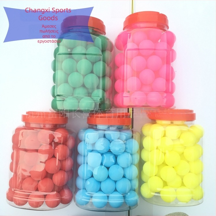 Μπαλάκια επιτραπέζιας αντισφαίρισης Long Joy — τραχιά υφή, χωρίς ραφές, PP υλικό, δυνατότητα προσαρμογής