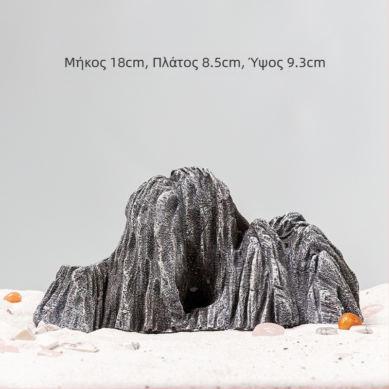 Λίθος rockery για μπονσάι — υλικό τσιμέντο-σύνθετο, αγροτικό πουστύλο, μάρκα Fir Plum, Κατασκευή 3488641