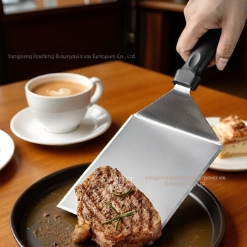 Σετ κουταλιών και σπάτουλας από ανοξείδωτο ατσάλι με θερμοανθεκτικά χερούλια από PP