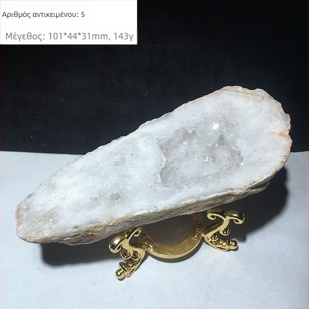 Βραχιόλι με μοτίβο κολοφώνια, κέρας της αφθονίας και χρηματικό πορτοφόλι, απομαγνητισμένο κρύσταλλο, ωρός λίθος, διακοσμητικό γραφείου